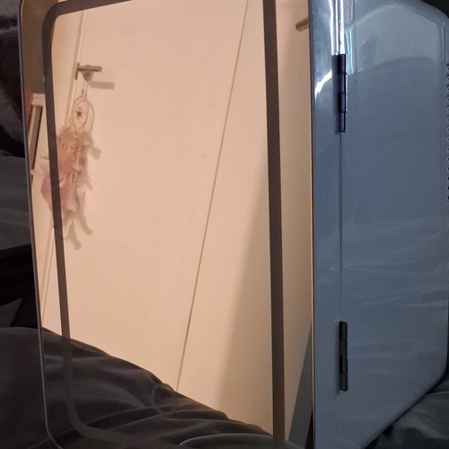 Table top mini fridge - table,