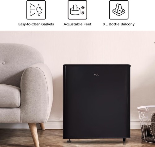 Tcl mini fridge 45l table - fridge, top