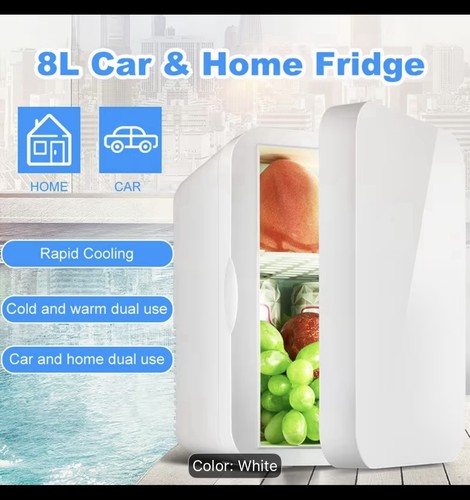 Black mini fridge - fridge, with