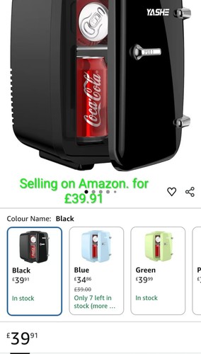 Yashe mini fridge - mini, liter/6