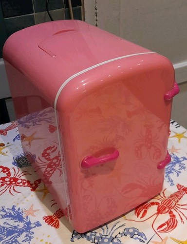 Pink mini fridge cristal 4l - ,
